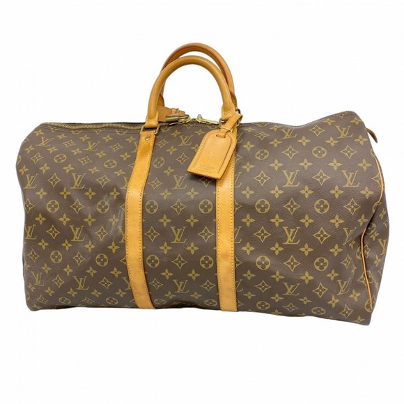 LOUIS VUITTON Brown Monogram Boston Bag - Picture 1 of 12